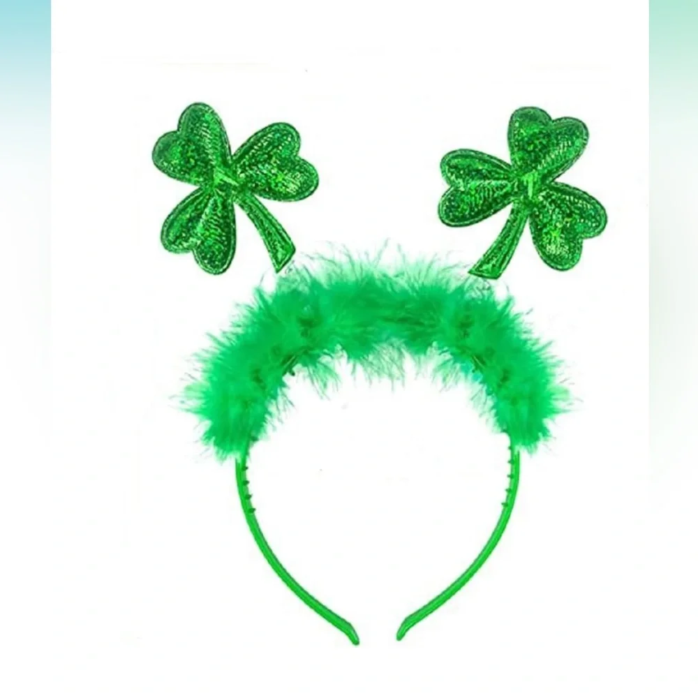 St. Patrick’s Day Shamrock Headband 4 pieces